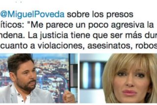 ¡Qué esperpento, Griso! Borra a toda leche un tuit en el que llamaba "presos políticos" a los golpistas catalanes