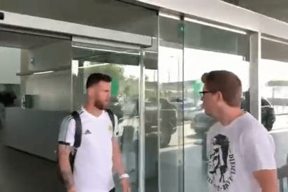 La silenciosa y triste llegada de Messi a Barcelona