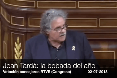 La bobada del a&ntilde;o de Joan Tard&aacute; sobre RTVE genera las risas y mofas de toda la C&aacute;mara
