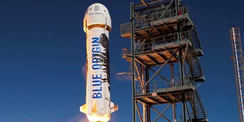Subastan una plaza para el primer viaje espacial del Blue Origin