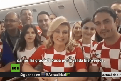 La presidenta croata dirige un emotivo mensaje a los rusos