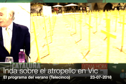 Inda: &ldquo;Lo del conductor no es lo m&aacute;s ejemplar, pero lo que es impresentable es lo quedan hecho ah&iacute;&rdquo;