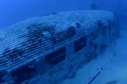 Hallan este avi&oacute;n nazi Junkers JU-52 en el fondo del mar Egeo