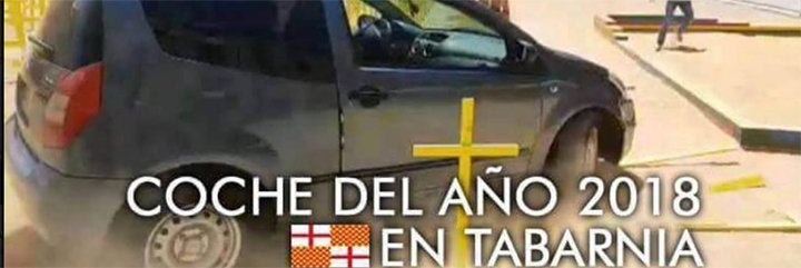 El atropello a las cruces amarillas de Vic deja una mofa sensacional contra el independentismo: "El Citro&euml;n C2, coche del a&ntilde;o en Tabarnia"