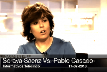 Soraya afea a Casado el respaldo de Aznar, pero ella no explica nada de Zapatero...
