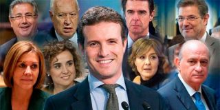 &iquest;Amigos para siempre?: Los ministros m&aacute;s emblem&aacute;ticos de Mariano Rajoy comen con Pablo Casado a dos d&iacute;as de la votaci&oacute;n
