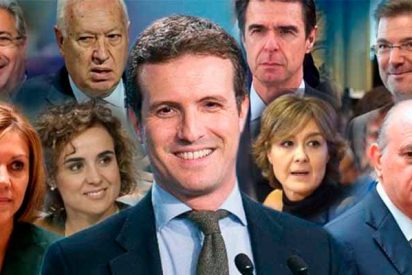 ¿Amigos para siempre?: Los ministros más emblemáticos de Mariano Rajoy comen con Pablo Casado a dos días de la votación