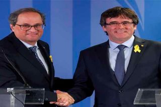 El golpista Puigdemont: "Pedro S&aacute;nchez debe hacer los deberes pendientes porque su periodo de gracia se acaba"