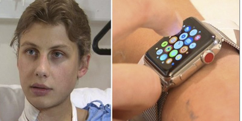 Un reloj inteligente salva la vida a este joven