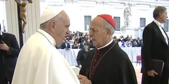 Bl&aacute;zquez, al Papa: "Santo Padre, no est&aacute; solo"