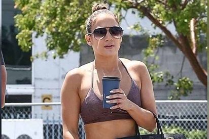 Jennifer Lopez luci&oacute; sus sexis abs con un atuendo mega ajustadito