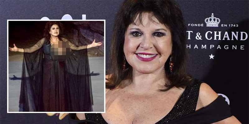 Loles Le&oacute;n ense&ntilde;a una teta por exigencia del gui&oacute;n y se salta la censura de Instagram