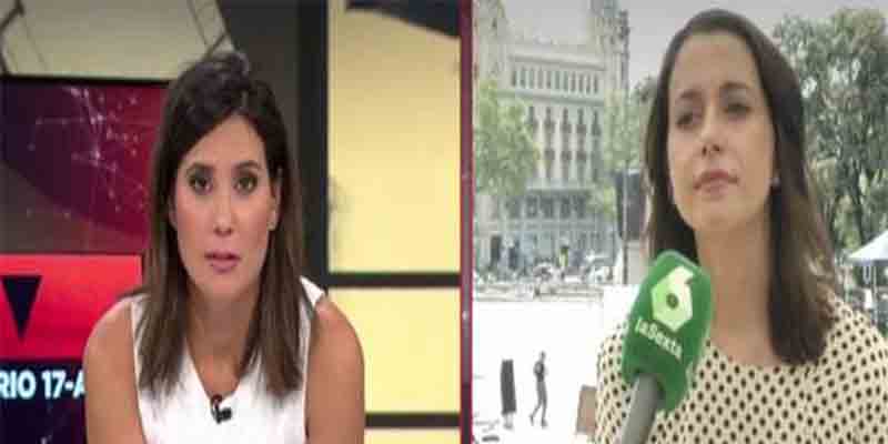 In&eacute;s Arrimadas sacude un 'zasca' a la periodista Mar&iacute;a Llapart que deja patidifusa a La Sexta