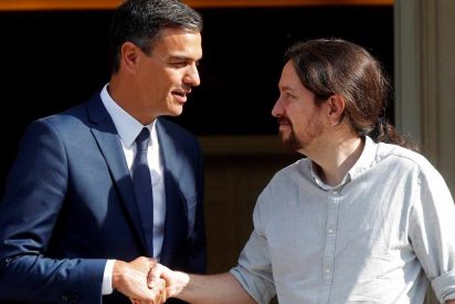 La lista de la compra del iluminado Iglesias al acorralado S&aacute;nchez: bajar la luz y salario m&iacute;nimo de 1.000 &euro;
