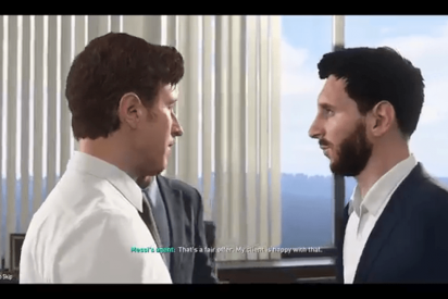 As&iacute; es el v&iacute;deo que muestra el 'fichaje' de Messi por el Real Madrid