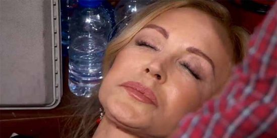 Carmen Lomana se queda m&aacute;s tiesa que la mojama y se desploma en 'MasterChef Celebrity'