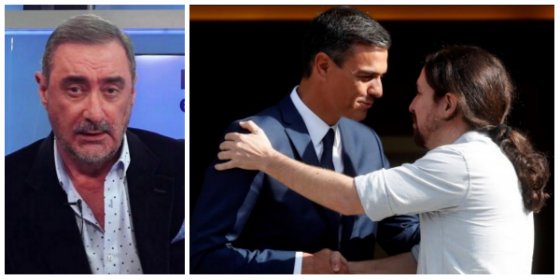 Herrera se teme lo peor tras la reuni&oacute;n entre los "sectarios" S&aacute;nchez e Iglesias: "Con estos dos siempre sube el pan"