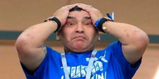 Enfado de Maradona tras su primera derrota con los Dorados de Sinaloa