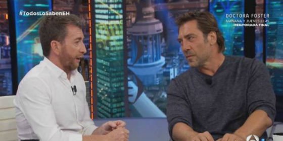 La pataleta de Javier Bardem contra el PP y Montoro en 'El Hormiguero'