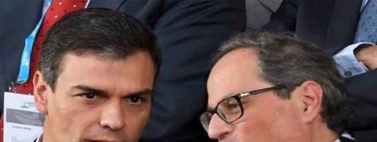 Los golpistas catalanes le mean encima y el socialista Pedro S&aacute;nchez dice que llueve