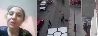 El instante en el que esta madre se suicida saltando desde lo alto de un edificio