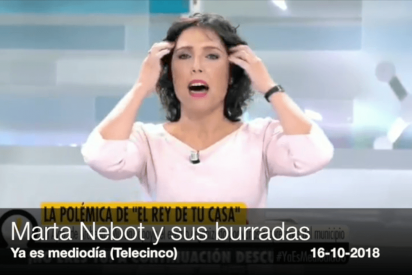 Marta Nebot, feminista radical, caricatura de tertuliana