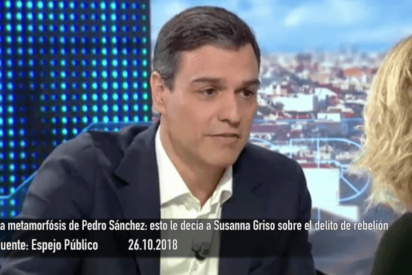 Las metamorfosis de Pedro S&aacute;nchez: esto opinaba del delito de rebeli&oacute;n cuando no gobernaba