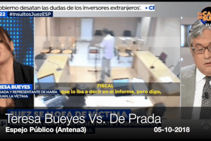Una abogada va a machete a por De Prada en directo: &ldquo;&iexcl;Es machista! &iexcl;Si llego a saber que est&aacute; aqu&iacute; no vengo!&rdquo;