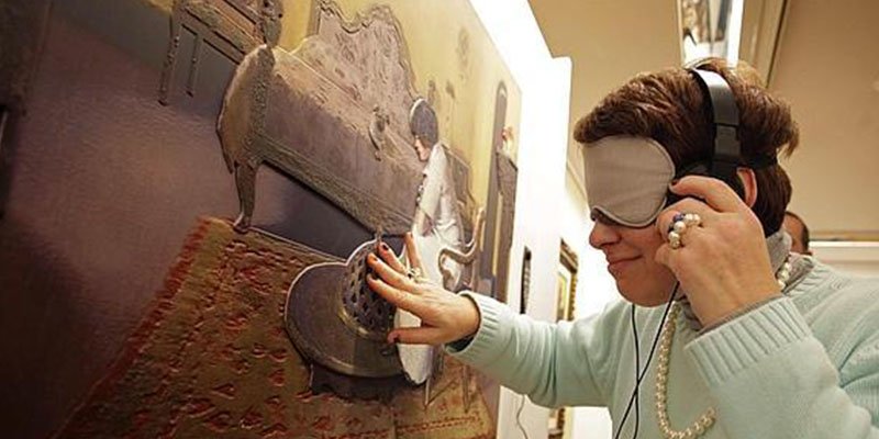 Así es el arte para ciegos