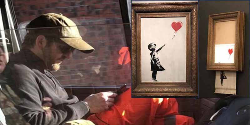 Banksy confiesa que la comentada autodestrucci&oacute;n de su cuadro no sali&oacute; como lo hab&iacute;a planeado