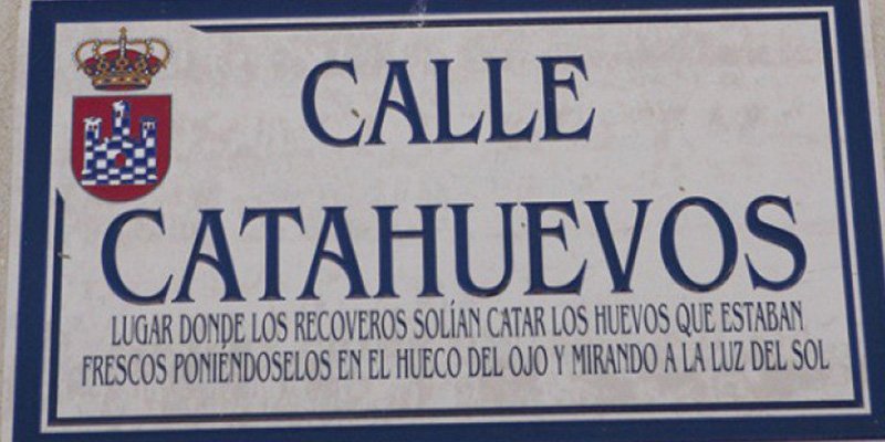 Estas son las calles con los nombres m&aacute;s ins&oacute;litos y divertidos de Espa&ntilde;a