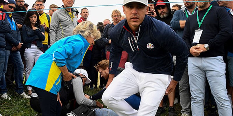 Mujer pierde un ojo por el impacto de una pelota de golf durante la Copa Ryder
