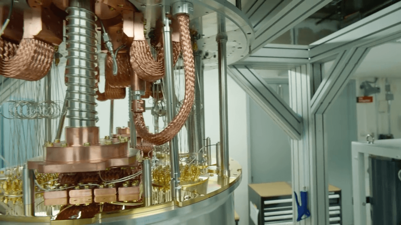 El ordenador cu&aacute;ntico de IBM.