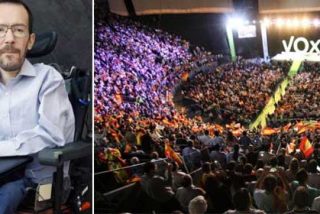 Pablo Echenique y el acto de VOX en Vistalegre.