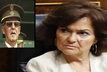 Carmen Calvo admite que no puede negociar con el Vaticano por el traslado de Franco a La Almudena