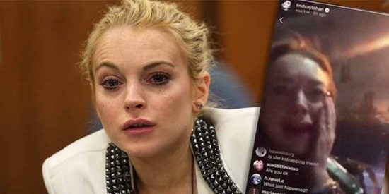 El bestial video viral en que Lindsay Lohan intenta 'robar' dos niños a sus padres musulmanes