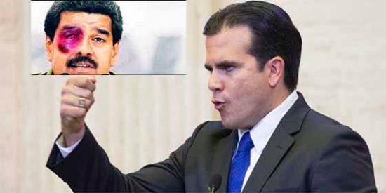 El KO que le propin&oacute; el gobernador de Puerto Rico al dictador Maduro en Twitter