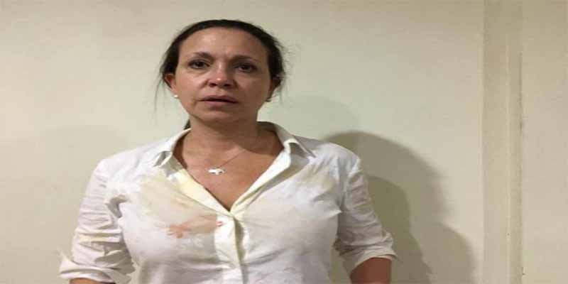 Videos: Así fue la agresión perpetrada por el régimen de Maduro en contra de María Corina Machado