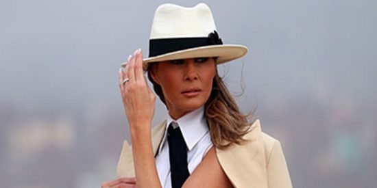 Las redes se ríen del estilo de Melania Trump 'a lo Michael Jackson'