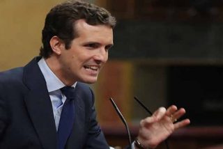 Pablo Casado acusa a Pedro S&aacute;nchez de ser "part&iacute;cipe de un golpe de Estado"