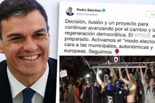 Pedro Sánchez dice que está 'ilusionado' mientras los CDR asaltan el Parlament, cortan el AVE y pisotean la bandera española