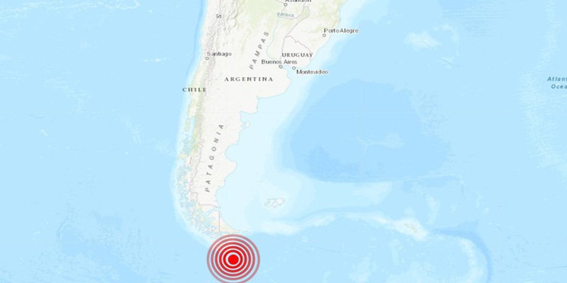 Terremoto de 7,5 grados sacude el sur de Chile y activa alerta de tsunami en Magallanes