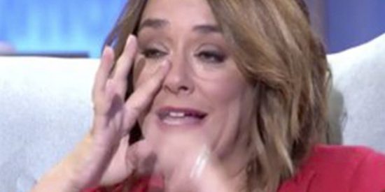Toñi Moreno no logra contener las lágrimas entrevistando a Pau Donés