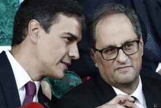 El xenófobo Torra exige a Sánchez una propuesta de autodeterminación o lo echa de La Moncloa