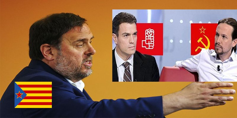 El pasteleo a tres bandas Sánchez-Iglesias-Junqueras es una infamia para la democracia española