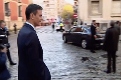 Este es el momento penoso que vivi&oacute; Pedro S&aacute;nchez al saludar al primer ministro portugu&eacute;s