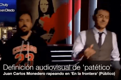 Vea el espantoso rid&iacute;culo -de verg&uuml;enza ajena- de Monedero rapeando en su pseudoprograma