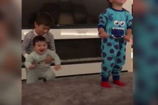 Mateo, el hijo de Messi, lo "peta" en las redes bailando al ritmo de 'Sexy and I know it'