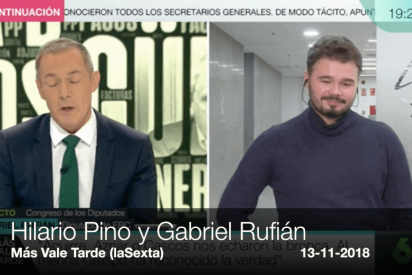A Hilario Pino y Gabriel Rufi&aacute;n solo les falt&oacute; una cervecita en laSexta... &iexcl;Qu&eacute; bochorno!