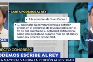 A Rafa Mayoral (PODEMOS) se le va la olla en Antena3